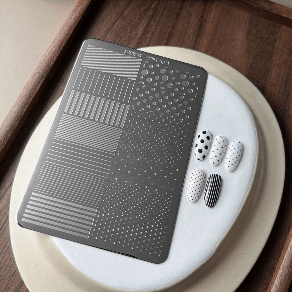 3D Printing Template - Płytki do stemplowania paznokci z wzorami