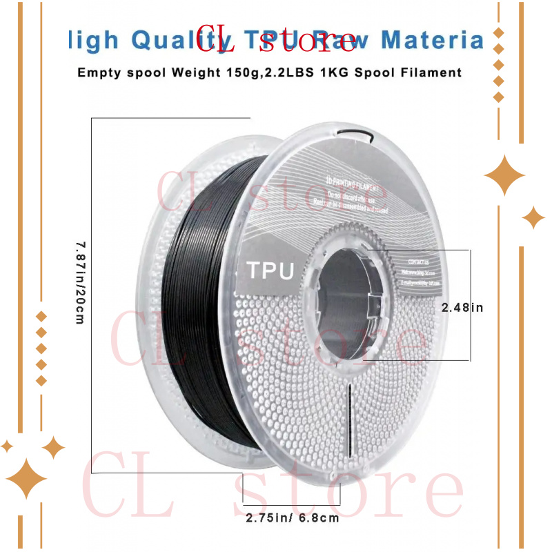 Tpu Flexible Filament - Filament TPU 95A, miękki i elastyczny