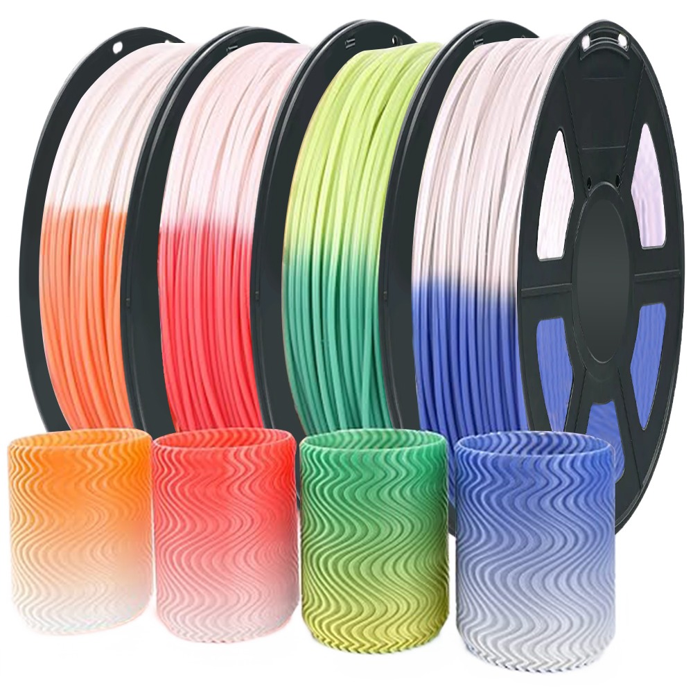 Tpu Flexible Filament - Zmiana koloru z temperaturą Filament PLA