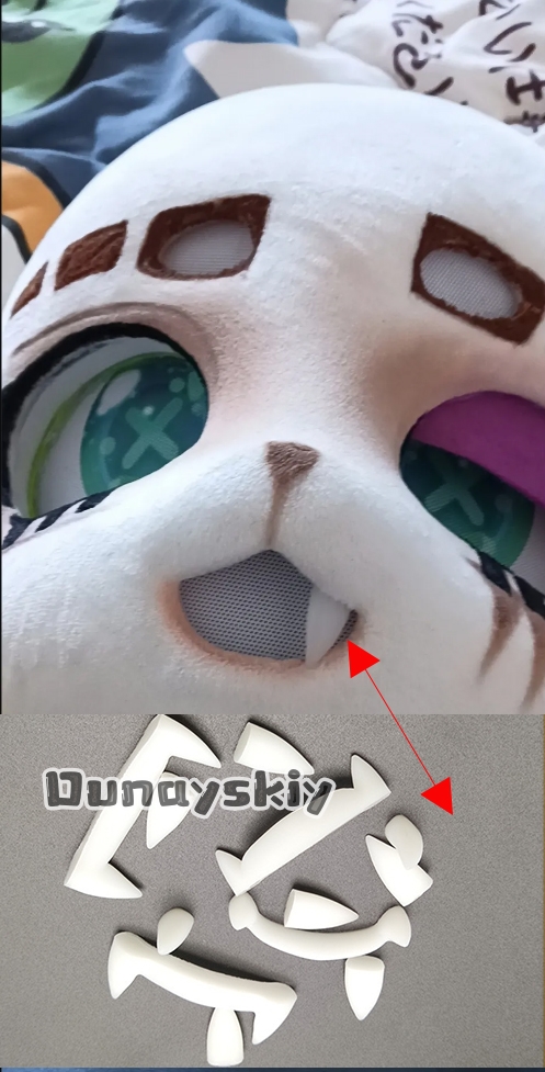 3D Printing Orthodontics - Furry Druk 3D Kemono Fursuit Sztuczne