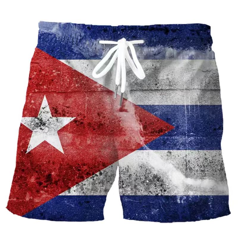 Męskie szorty kąpielowe z flag – 3D Printing Usa recenzja i cena