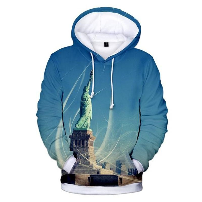 Flaga ameryki bluza z kapturem – 3D Printing Usa recenzja i cena