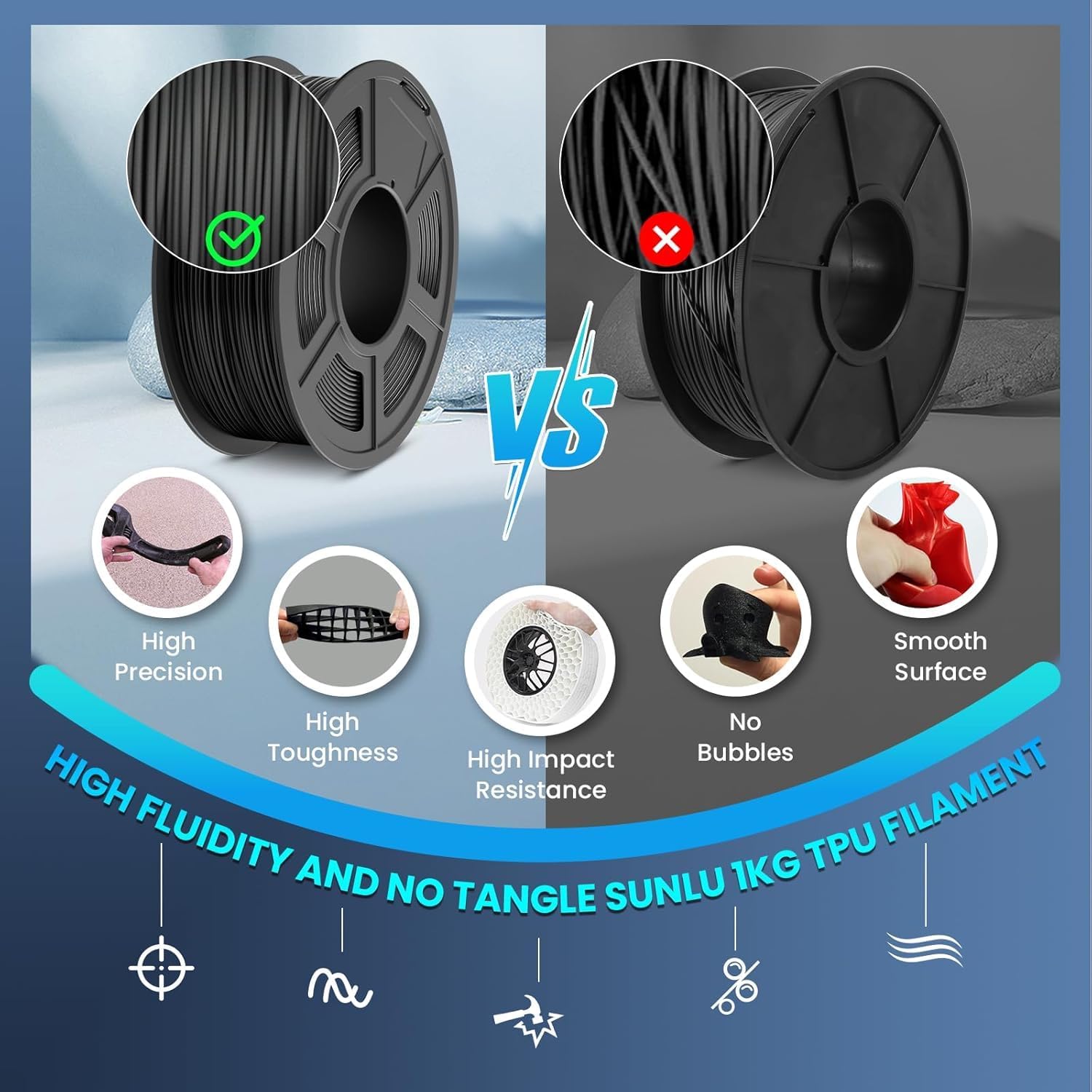 95A TPU Elastyczny Filament Mi – Tpu Flexible Filament recenzja i cena