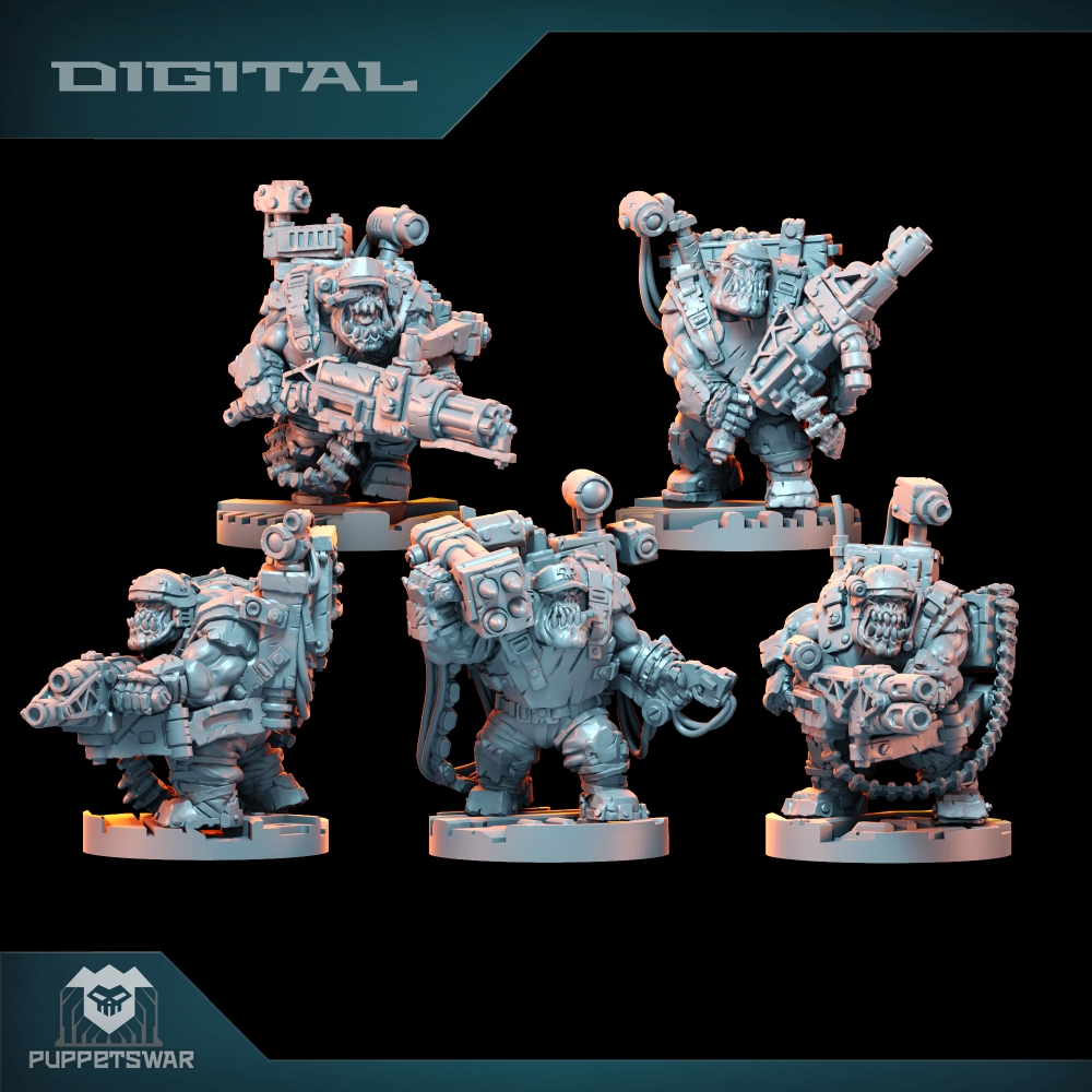 Orc Ultimate Badasses Squad, f – 3D Printing Ideas recenzja i cena