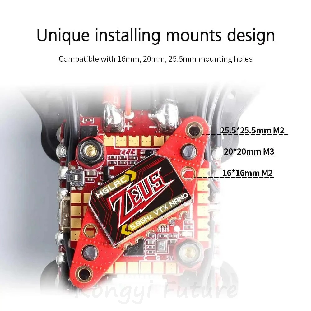 HGLRC Zeus Nano VTX 5.8G 350mW – 3D Printing Drone recenzja i cena