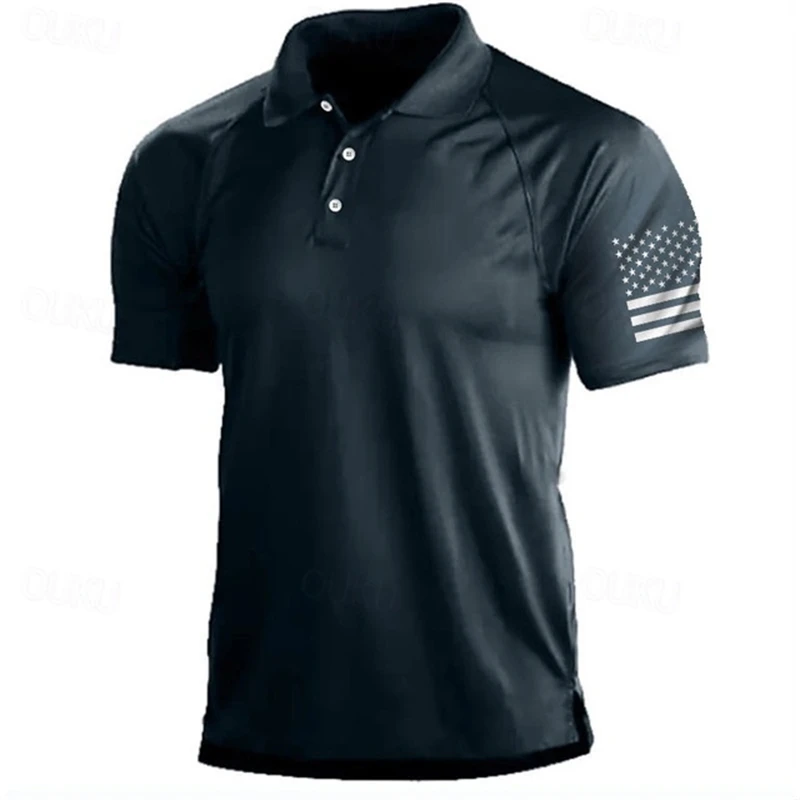 Męska koszulka polo z nadrukie – 3D Printing Usa recenzja i cena